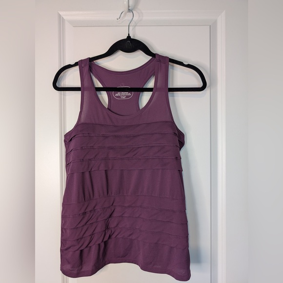 oiselle Tops - Oiselle Women’s Pleat Tank Plum Purple Size 6